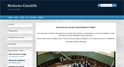 Desktop Screenshot of moderatocantabile.com
