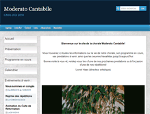 Tablet Screenshot of moderatocantabile.com